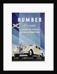 Advert for Humber motor cars by Anonymous