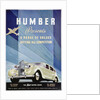 Advert for Humber motor cars by Anonymous