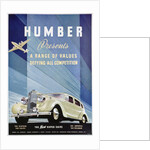 Advert for Humber motor cars by Anonymous