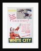 Christmas advert for the White City greyhound track, London by Anonymous