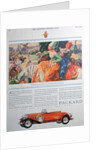Packard car advert by Anonymous