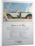 Advert for the Overland Whippet Collegiate Roadster car by Anonymous