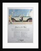 Advert for the Overland Whippet Collegiate Roadster car by Anonymous