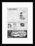 An advertising page in the Illustrated London News, Christmas number by Anonymous