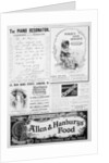 An advertising page in the Illustrated London News, Christmas number by Anonymous