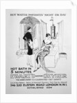 Advert for Ewart's Geyser for hot water by Anonymous