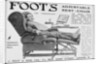 Advert for Foot's 'Burlington' adjustable rest-chair by Anonymous