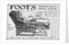 Advert for Foot's 'Burlington' adjustable rest-chair by Anonymous