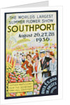 Advert for the Southport Flower Show, Lancashire by Anonymous