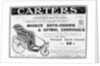 Advert for Carters' wicker bath chairs and spinal carriages by Anonymous