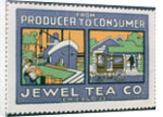 Label advertising the Jewel Tea Co of Chicago by Anonymous