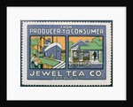 Label advertising the Jewel Tea Co of Chicago by Anonymous