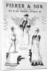 Advert for Fisher and Son, ladies' fashion by Anonymous