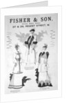 Advert for Fisher and Son, ladies' fashion by Anonymous