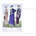 Fashion illustration by Anonymous