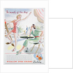 Advert for McCallum dyed colours by Anonymous