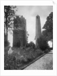 The Round Tower of Swords, Dublin, Ireland, from the east by Valentine & Sons