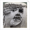 Looking west from Nihon bashi (bridge), towards the centre of Tokyo, Japan by Underwood & Underwood