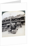 Coolies, street scene in Tokyo by Underwood & Underwood