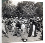 The warlike spirit of the Japanese youth, Tokyo, Japan by Underwood & Underwood
