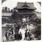 Main gateway to Kameido Temple, Tokyo, Japan by Underwood & Underwood