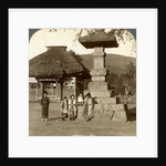 Children in the playground of a village school, Japan by Underwood & Underwood