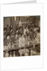 Factory girls decorating cheap pottery for the foreign markets, Kyoto, Japan by Underwood & Underwood