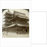 Stately splendour of the Shitenno-ji Temple, Osaka, Japan by Underwood & Underwood