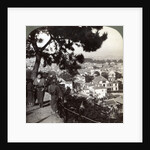 Looking south-east from the pine crowned heights of Suwa-yama over Kobe, Japan by Underwood & Underwood