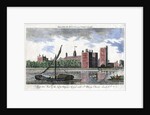 Perspective view of the Arch Bishop's palace, with St Mary's Church, Lambeth by Anonymous