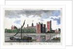 Perspective view of the Arch Bishop's palace, with St Mary's Church, Lambeth by Anonymous