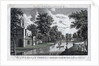 View of the back part of the Cassina and Serpentine River in Chiswick Gardens by Anonymous