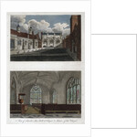 Views of Lincoln's Inn Hall and Chapel, and the interior of Lincoln's Inn Chapel, London by Pals