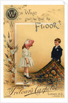 Advert for Treloar's carpets, of Ludgate Hill, London by Anonymous