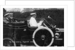 King George V leaving Weymouth, Dorset, by car by Anonymous