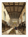Interior of St John's College Chapel, Cambridge, Cambridgeshire by Anonymous