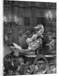 Scene at a synagogue, the great day of atonement, 6th October 1897 by Isaac Snowman