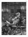 Scene at a synagogue, the great day of atonement, 6th October 1897 by Isaac Snowman