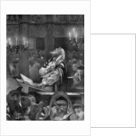 Scene at a synagogue, the great day of atonement, 6th October 1897 by Isaac Snowman