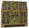 Reliquary, champlevé enamel on copper by Anonymous