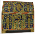 Reliquary, champlevé enamel on copper by Anonymous