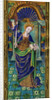Shutter of a triptych, champlevé enamel on copper by Anonymous