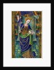 Shutter of a triptych, champlevé enamel on copper by Anonymous