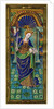 Shutter of a triptych, champlevé enamel on copper by Anonymous
