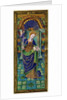 Shutter of a triptych, champlevé enamel on copper by Anonymous