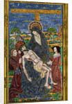 Plaque, enamel on copper by Anonymous