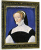 Portrait of a woman, enamel, painted on copper by Leonard Limosin