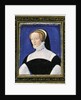 Portrait of a woman, enamel, painted on copper by Leonard Limosin