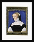 Portrait of a woman, enamel, painted on copper by Leonard Limosin