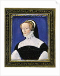 Portrait of a woman, enamel, painted on copper by Leonard Limosin